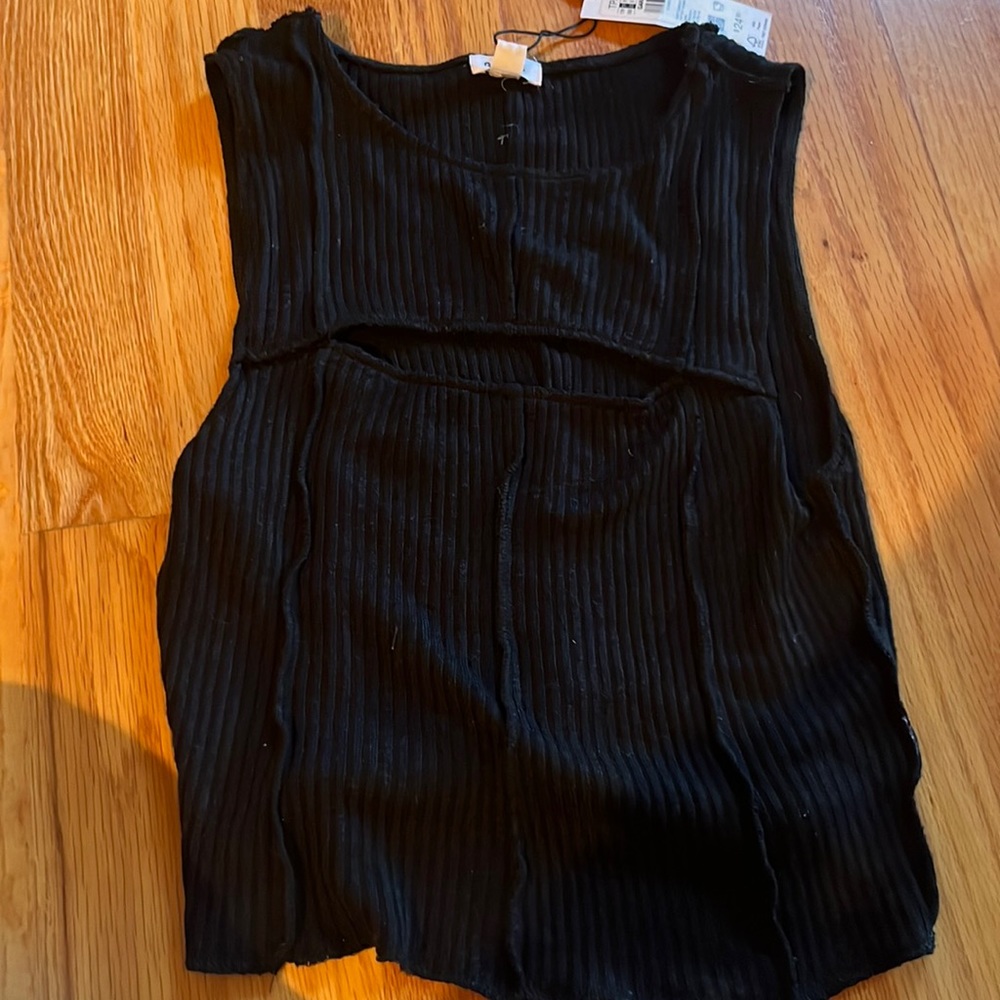 Black Garage Tank Top